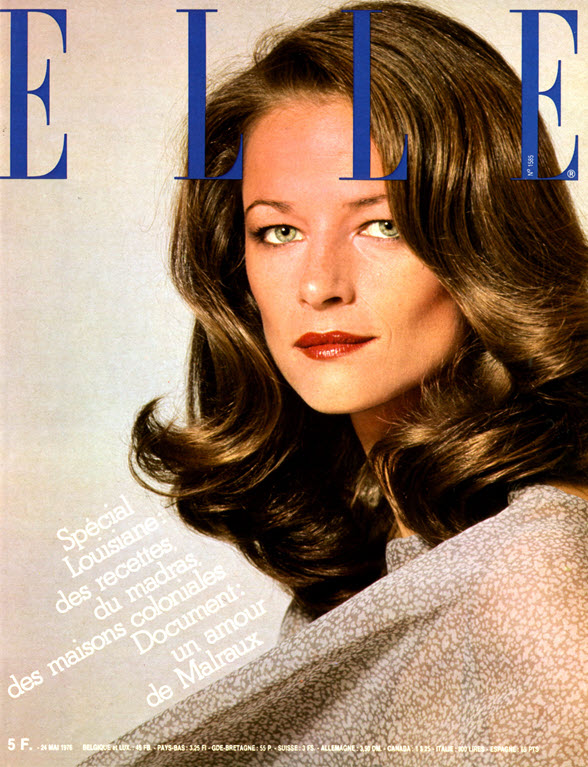 Peter Knapp, Cover Elle N°1585, 1976 Charlotte Rampling